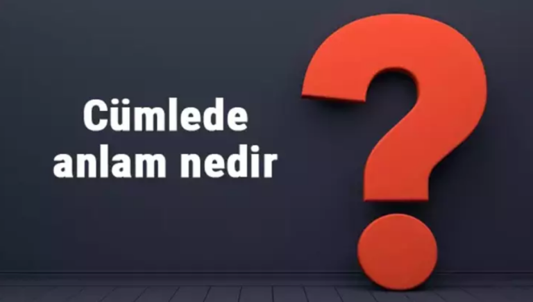 cümlede analam