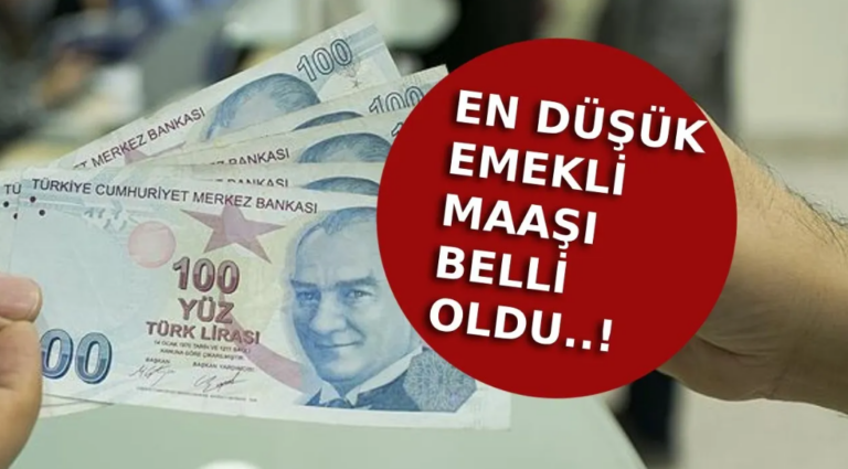 en düşük emekli maaşı