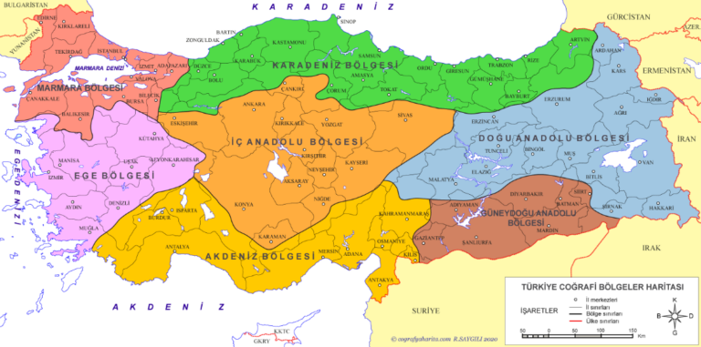 TÜRKİYE COĞRAFYA HARİTASI